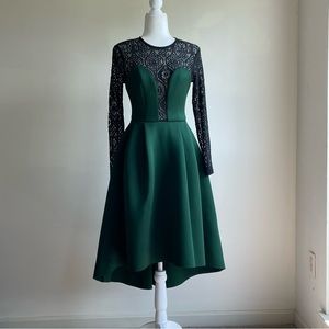 ASOS Dress/black Lace Bodice Bottle Skirt size 6